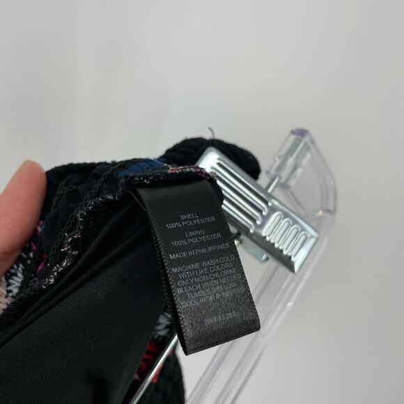 Express Hi Lo Black Floral Ruffle Skirt Size Medium - Picture 7 of 7